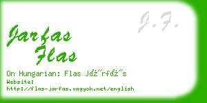 jarfas flas business card